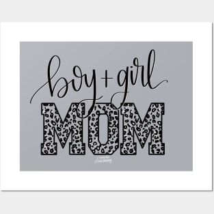 Boy and Girl Mom Posters and Art